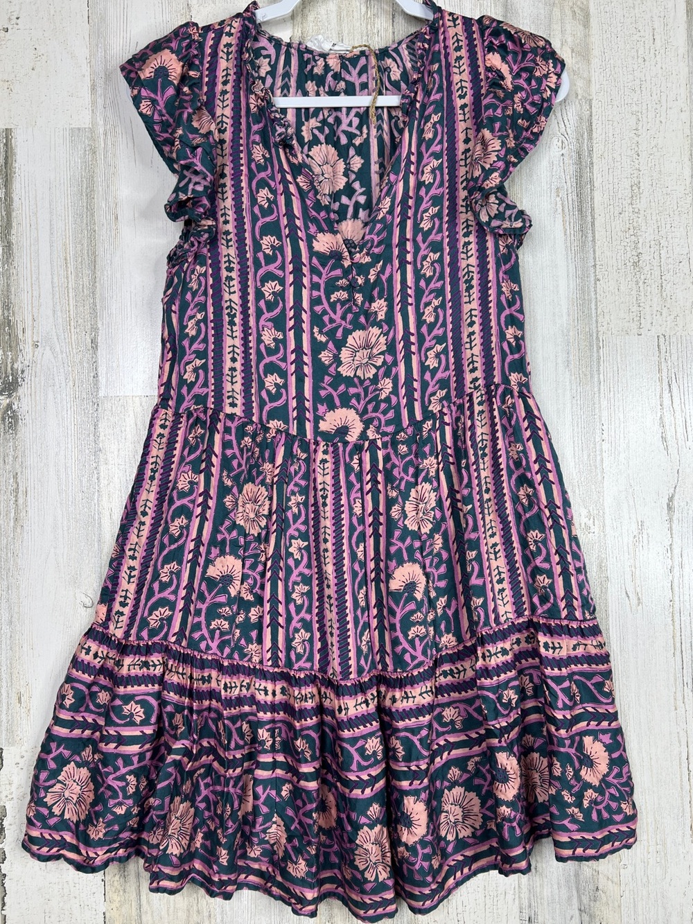 Omika Harlow Mini Dress - Priya Orchid